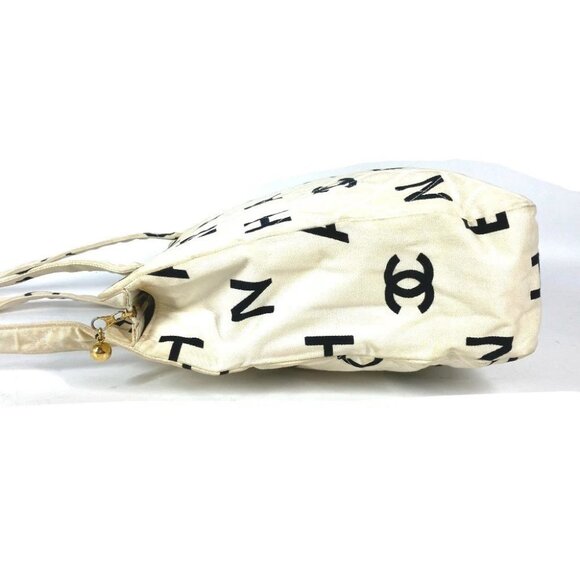 CHANEL vintage CC CC Mark logo icon Bag Shoulder Bag Tote Bag - Picture 3 of 16